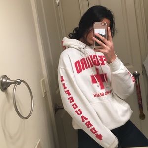 White Lifeguard sweatshirt